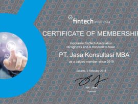 MBA Consulting Indonesia is a member of the Indonesia FinTech Association